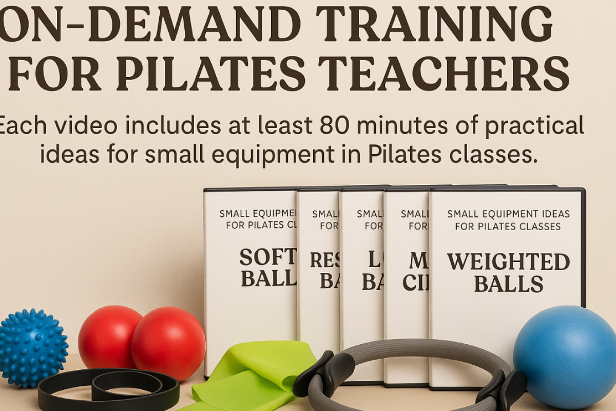 Never Run Out of Inspiration Again: On-Demand Small Equipment Training for Pilates Teachers